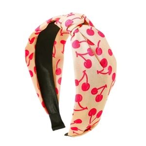 💖 3/$30 💖 Pink Cherry Print Headband